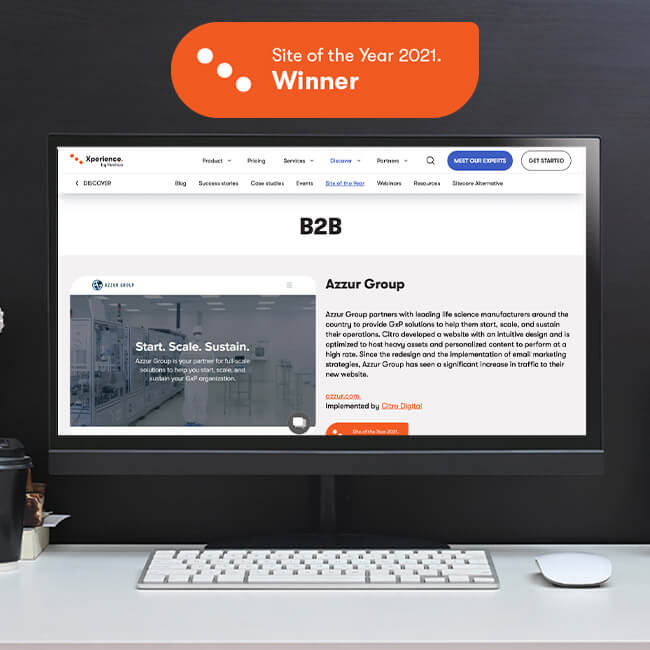 Kentico XPerience Site of the Year 2021