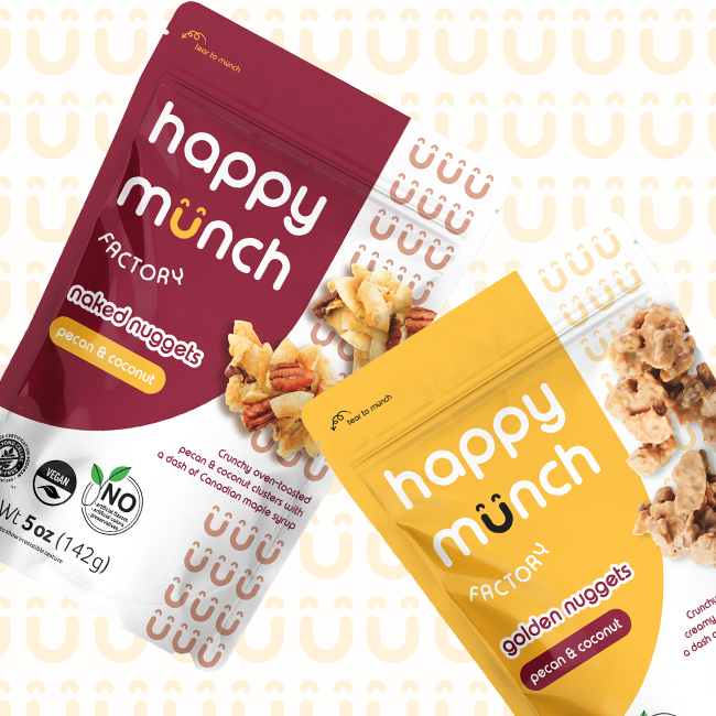 Brand Design, Website, & Marketing Development for a Newly Founded Snack Company  